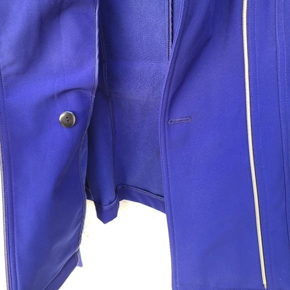 Kenneth Cole Reaction Purple Short Trenchcoat - Picture 7 of 16